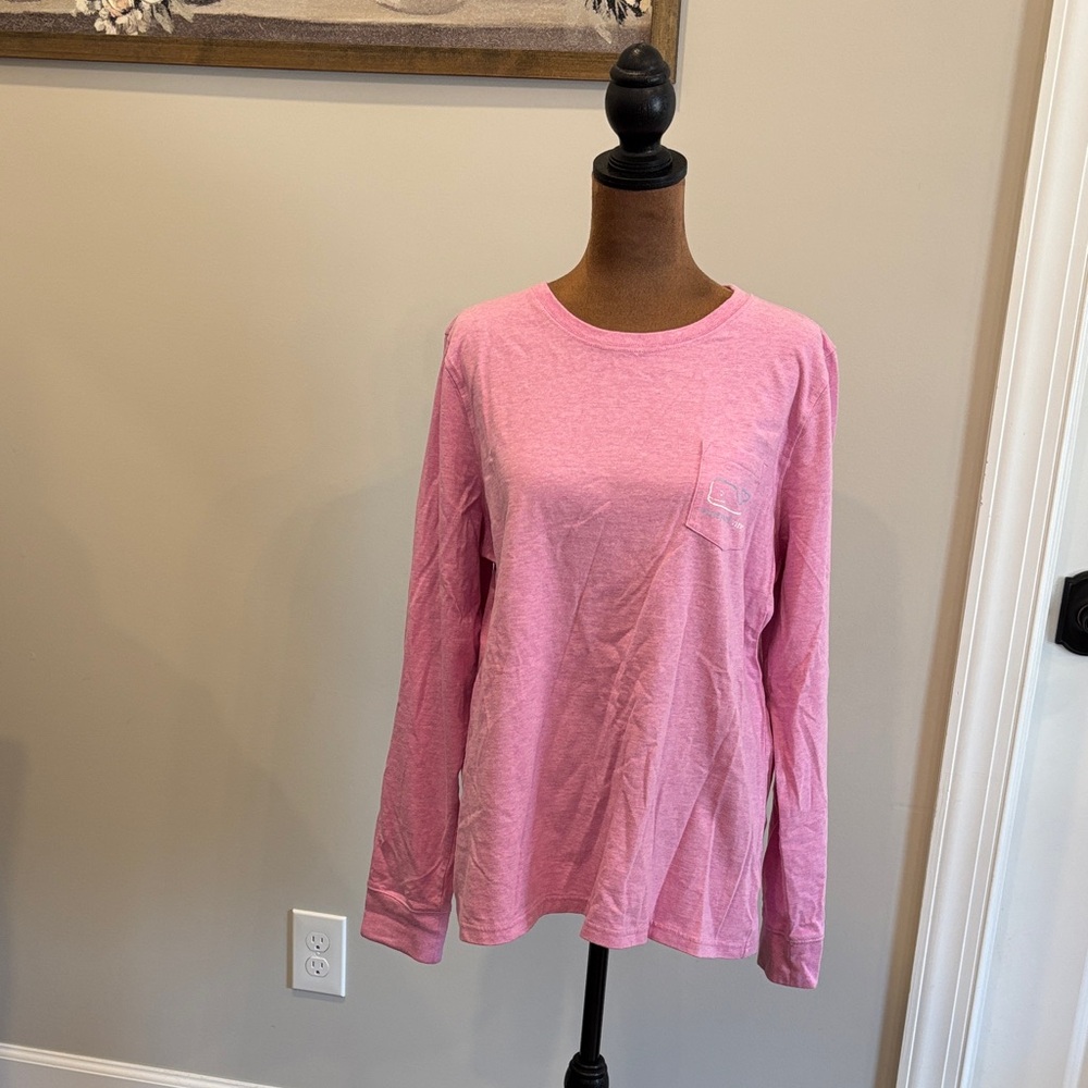 Vineyard Vines Pink Long Sleeve T-Shirt